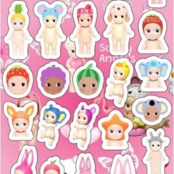 Planilla con 26 Stickers Cortados con Laser Sunny Angels