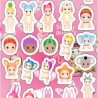 Planilla con 26 Stickers Cortados con Laser Sunny Angels