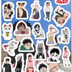 Planilla con 28 Stickers Cortados con Laser Chihuahuas