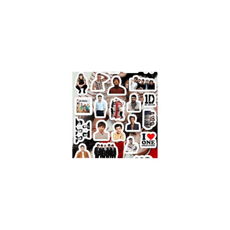 Planilla con 28 Stickers Cortados con Laser Stray Kids