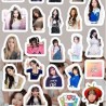 Planilla con 30 Stickers Cortados con Laser Labubu