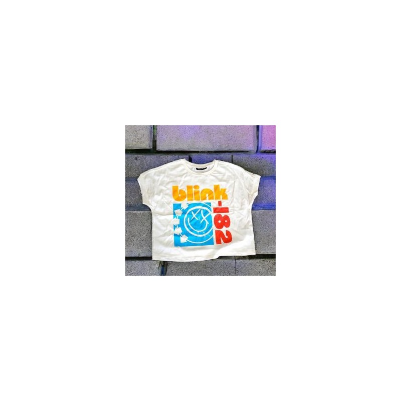 Playera para Dama Blink-182 Carita con X