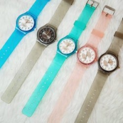 Reloj Analogo Unisex colores Circular chico