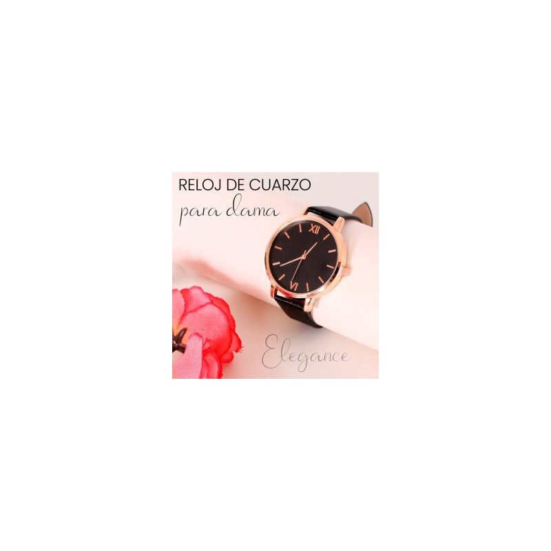 Reloj de Dama Analogo Correa ViniPiel Hebilla Ajustable