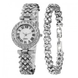 Reloj de dama Brillos Plateado