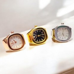 Reloj de Dama Cuarzo Manecillas Luminosas Hebilla