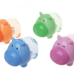 Sacapuntas Doble en forma de Puerco Nariz Removible