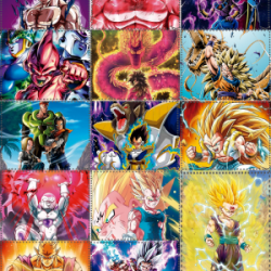 Sticker Calcomanias Dragon Ball Estampas Decorativas Tamaño Carta