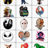 Sticker Calcomanias Halloween 2022 Estampas Decorativas Tamaño Carta