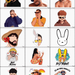 Sticker Calcomanias Nude #1 Estampas Decorativas Tamaño Carta