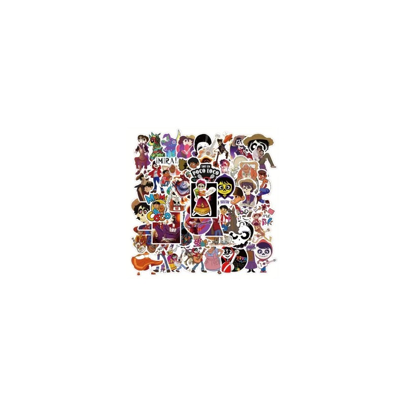 Stickers Coco 50 piezas