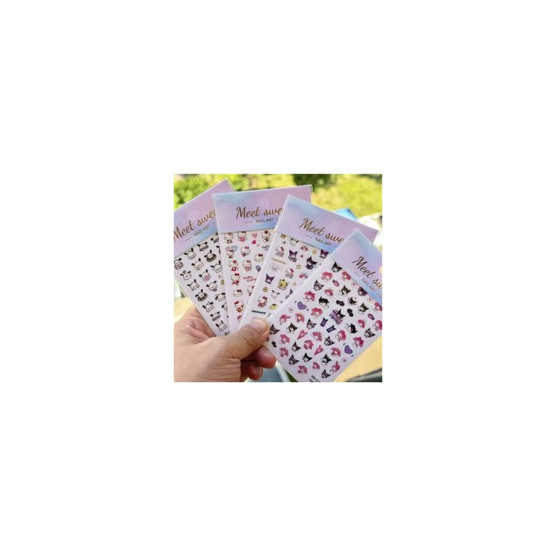 Stickers para Uñas Kitty