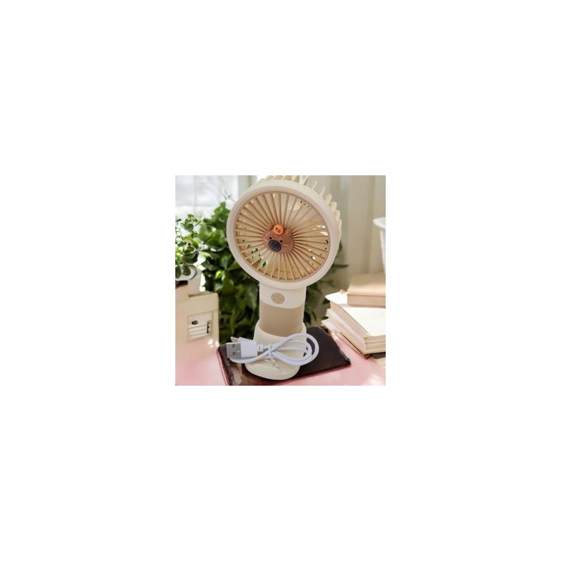 Ventilador Personal Capibara con Base- Stickers y Cargador