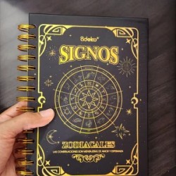 Libreta Francesa Pasta Dura Diseños Super Star Musica Rayas 96 Hojas AL-126