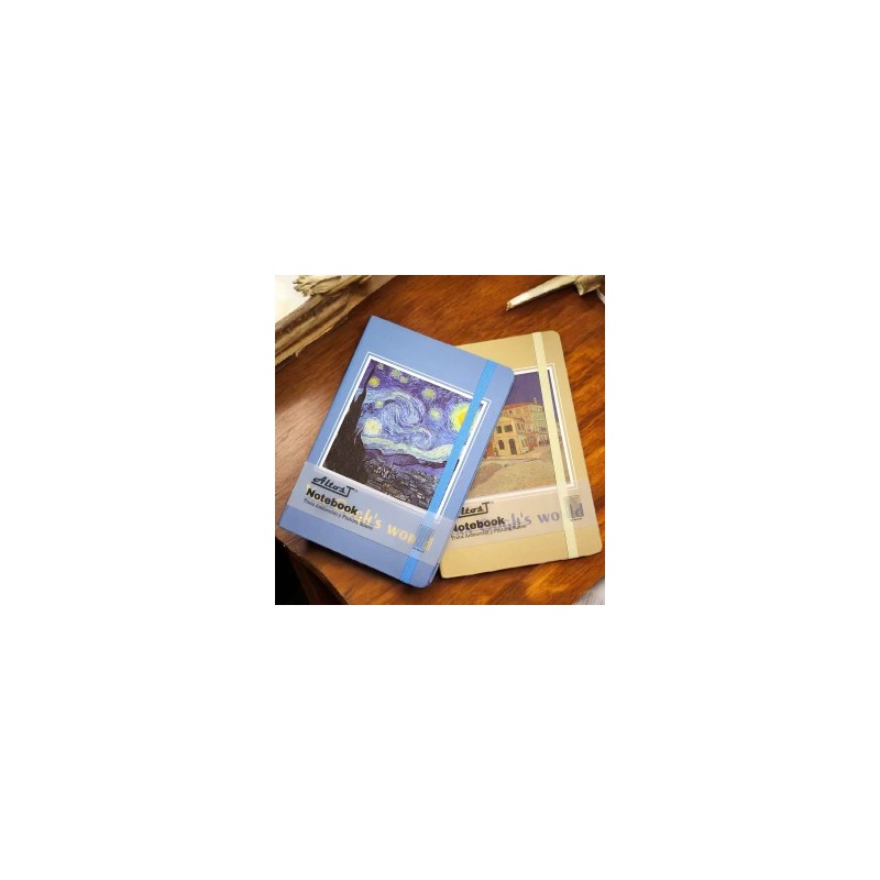 Libreta Pasta Dura 112 Hojas Decoradas Tamaño Frances Diseños Van Gogh A2071