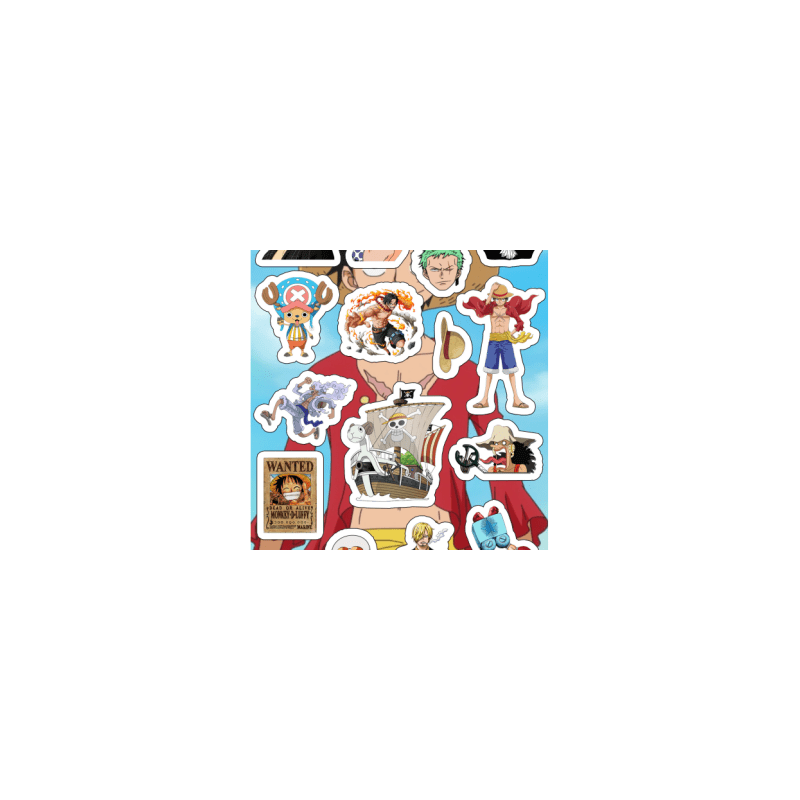 Planilla con 22 Stickers Cortados con Laser Grogu