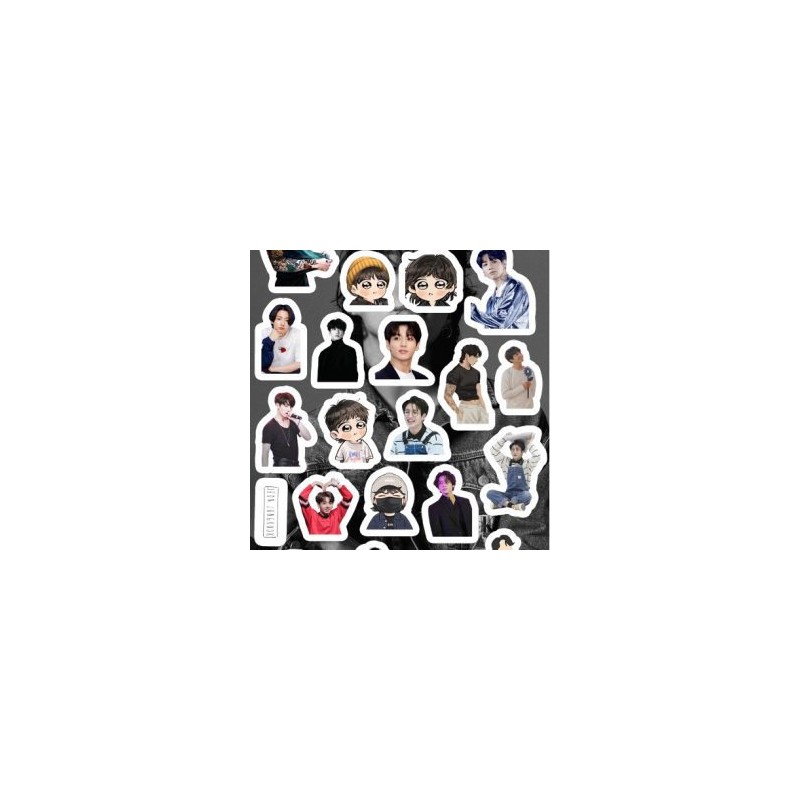 Planilla con 29 Stickers Cortados con Laser Attack on Titan