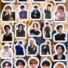 Planilla con 30 Stickers Cortados con Laser Sailor Moon