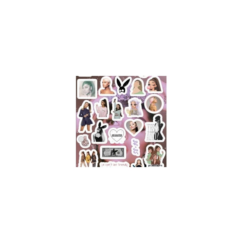 Planilla con 31 Stickers Cortados con Laser Cristiano