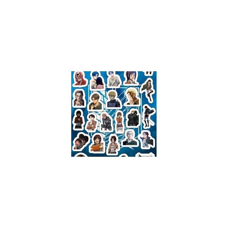 Planilla con 31 Stickers Cortados con Laser Guns and Roses