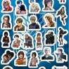 Planilla con 31 Stickers Cortados con Laser Guns and Roses