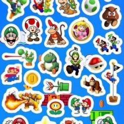 Planilla de Stickers de Emoticones cortadas con Laser
