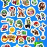 Planilla de Stickers de Emoticones cortadas con Laser