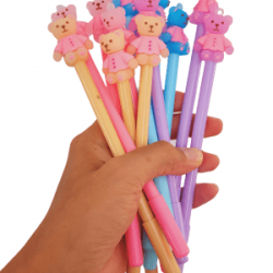 PLUMAS KAWAII NAVIDAD SANTA-PINO-NIEVE-RENO PUNTO FINO GEL