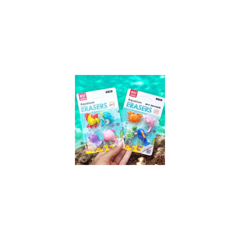 Blister con 6 Gomas con tematica de Enfermeria