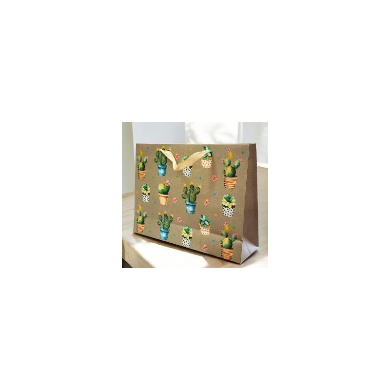 Bolsa de Regalo Grande Boutique Cactus