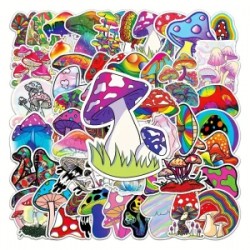 Bolsita de Stickers con 50 Piezas con Diseños de Hongos Coloridos