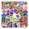 Bolsita de Stickers con 50 Piezas con Diseños de Hongos Coloridos