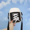 Bolso Crossbody Unisex de Lona en forma de Tenis